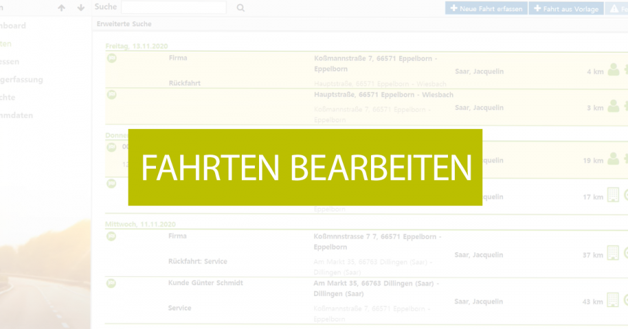 Fahrtenbuchauflage