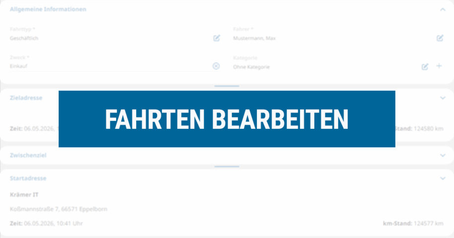 Fahrtenbuchauflage